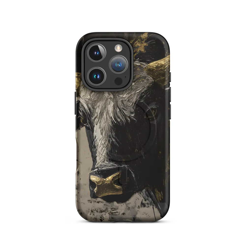 Majestic Bull: The Power in Black and Gold