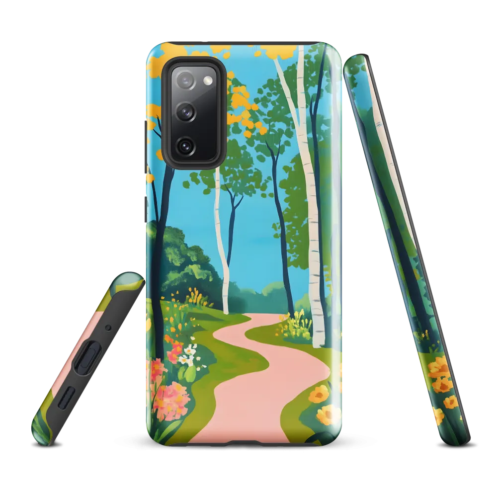 The Winding Path of Nature | Phone Case |  S20 FE | Tough Case | Glossy