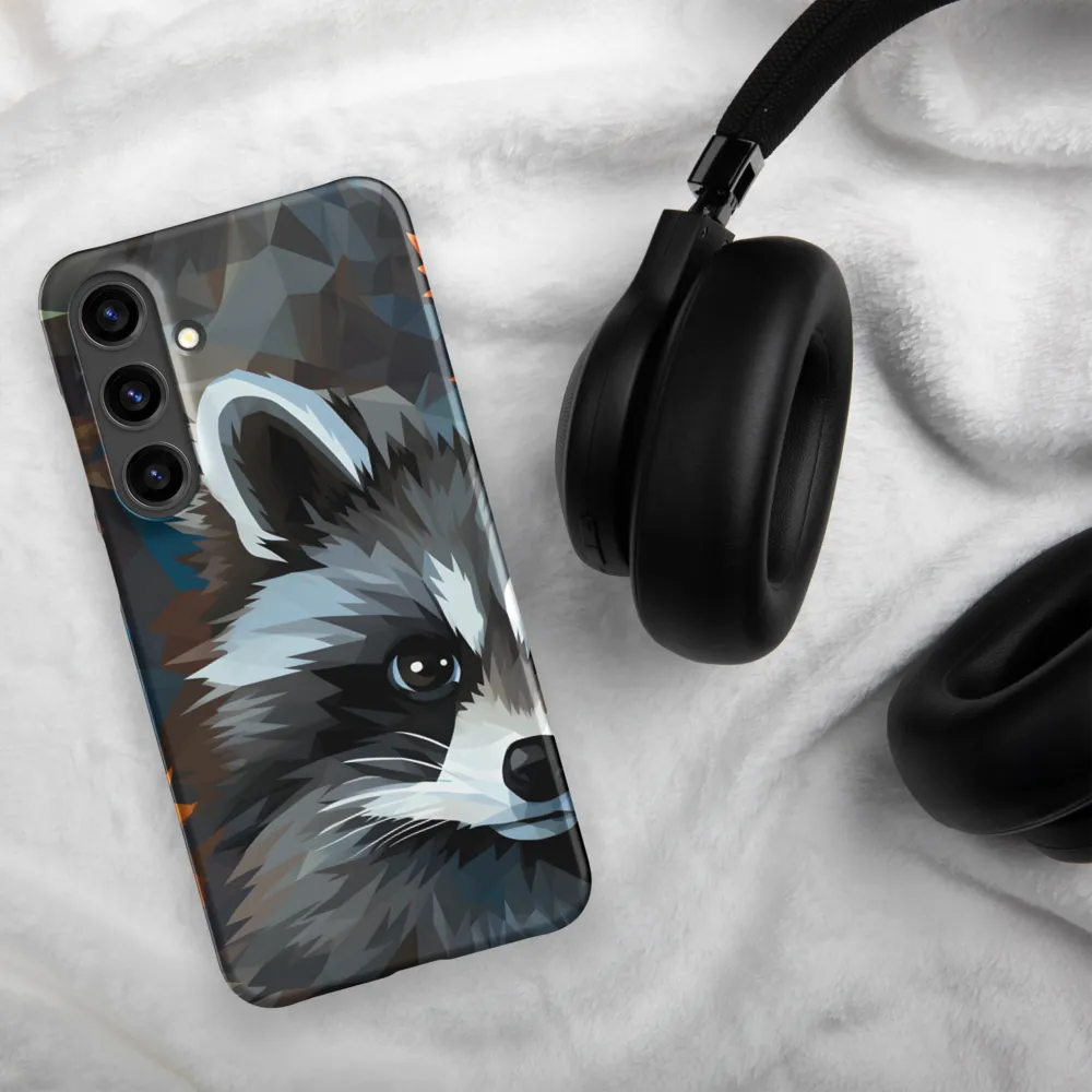 Whispers of Autumn: The Raccoon's Gaze