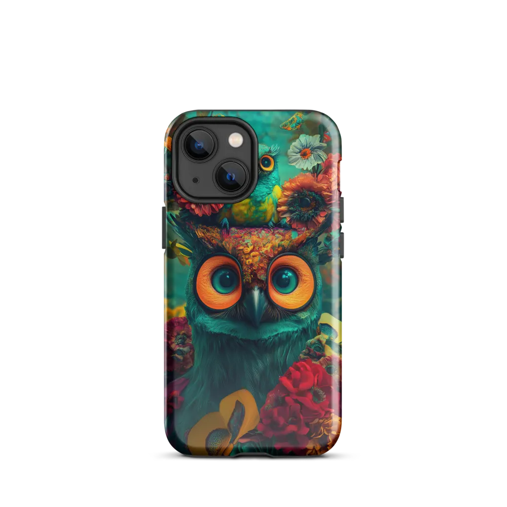 Majestic Harmony: The Floral Owl
