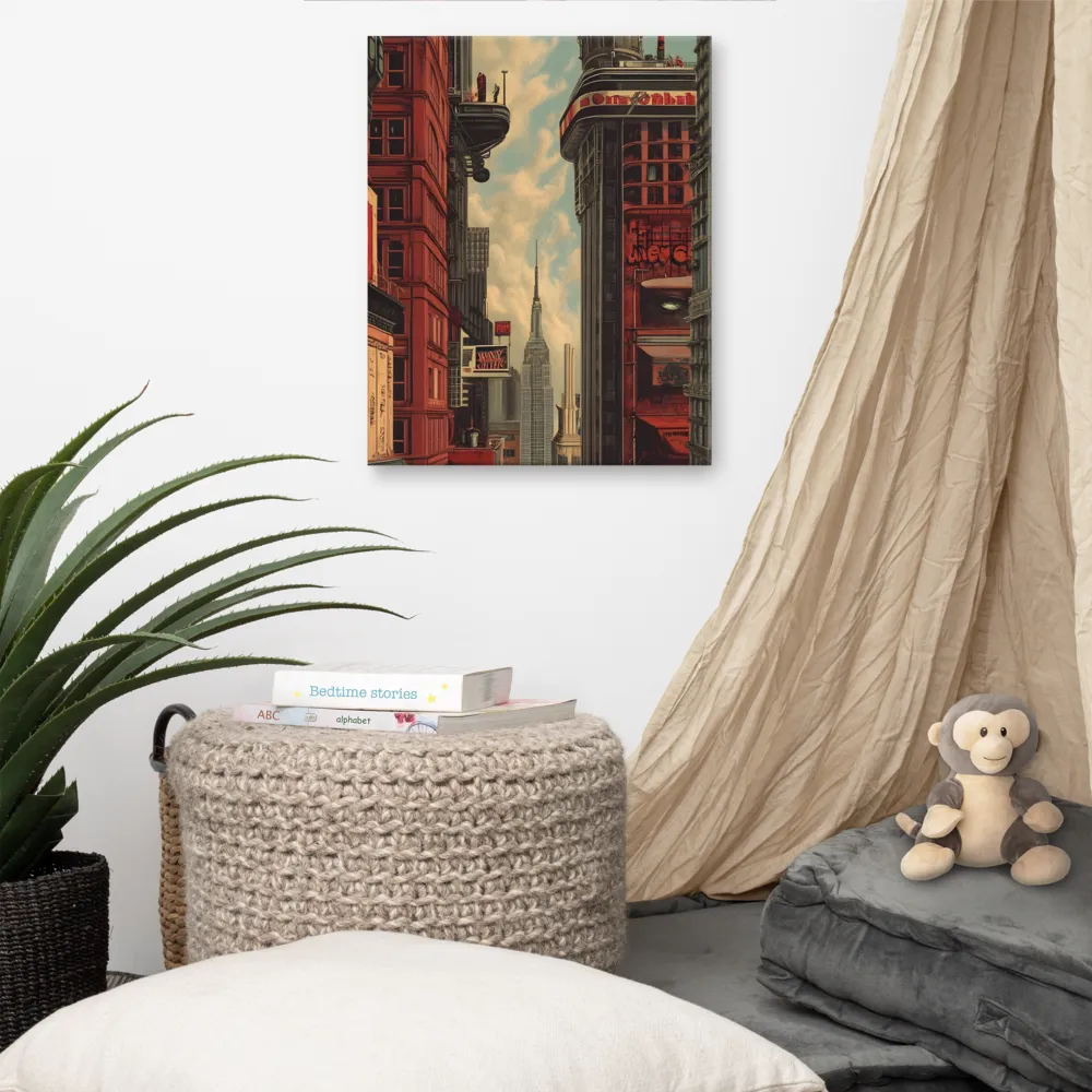 A Glimpse of Tomorrow: Urban Ambition | Canvas | 16″×20″