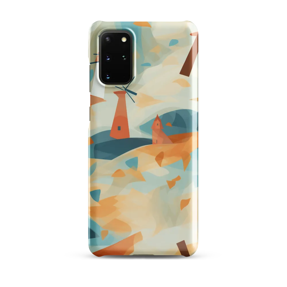 Whimsical Windmills in a Tranquil Landscape