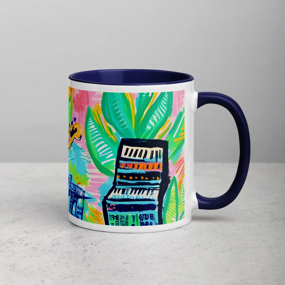 Electric Lullaby in Turquoise and Pink
