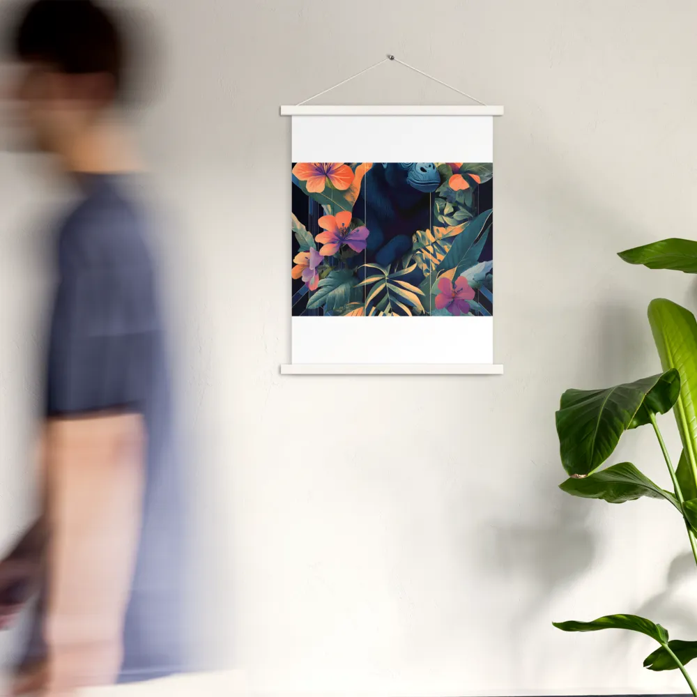 Harmony of Nature and Geometry | Poster With White Wood Hanger | 18″×24″