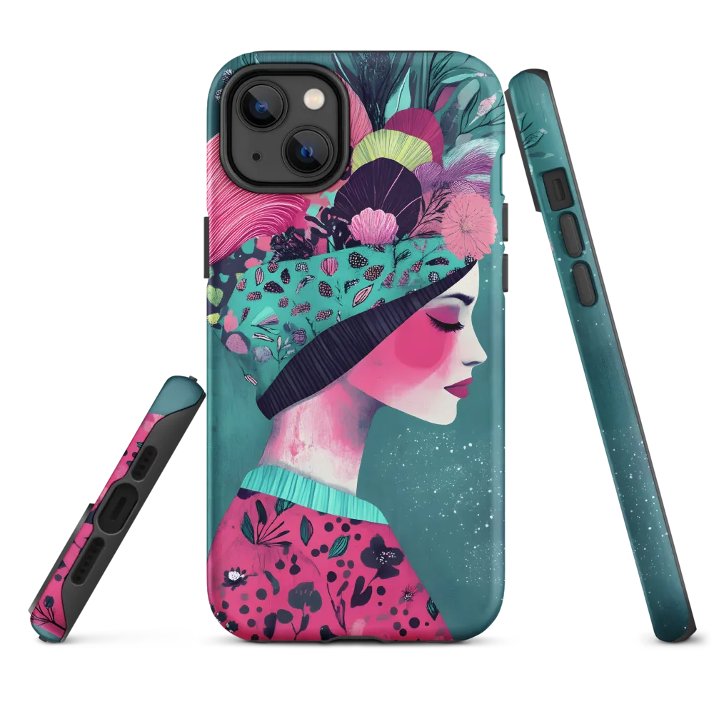 Whimsical Floral Portrait