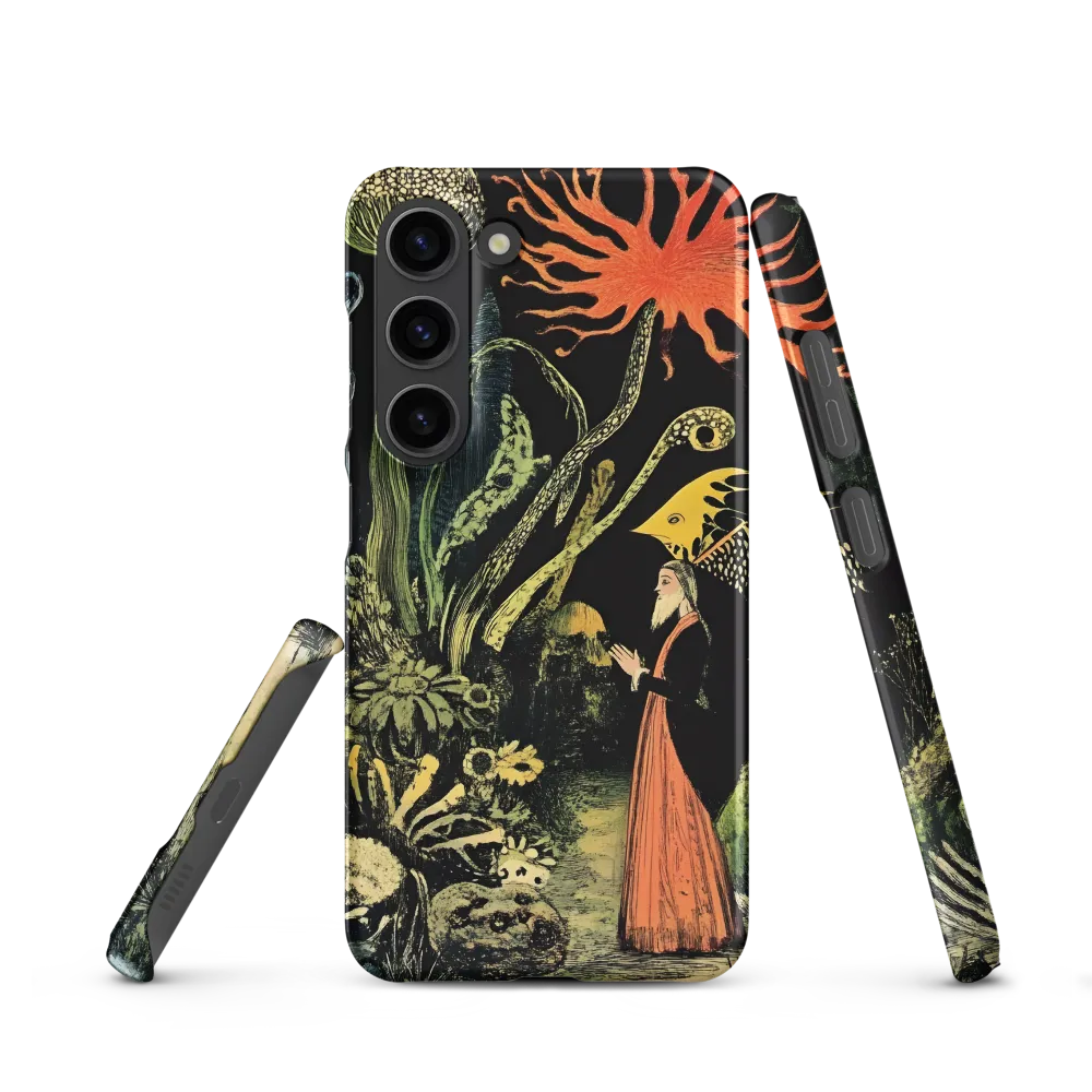 Enchanted Encounter in a Fantastical Garden | Phone Case |  S23 | Snap Case | Matte