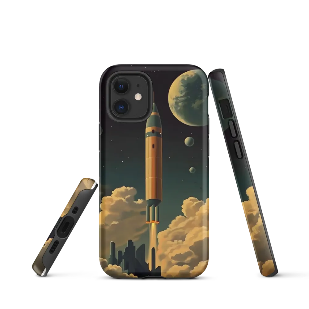 Journey Through the Cosmic Frontier | Phone Case |  12 mini | Tough Case | Matte