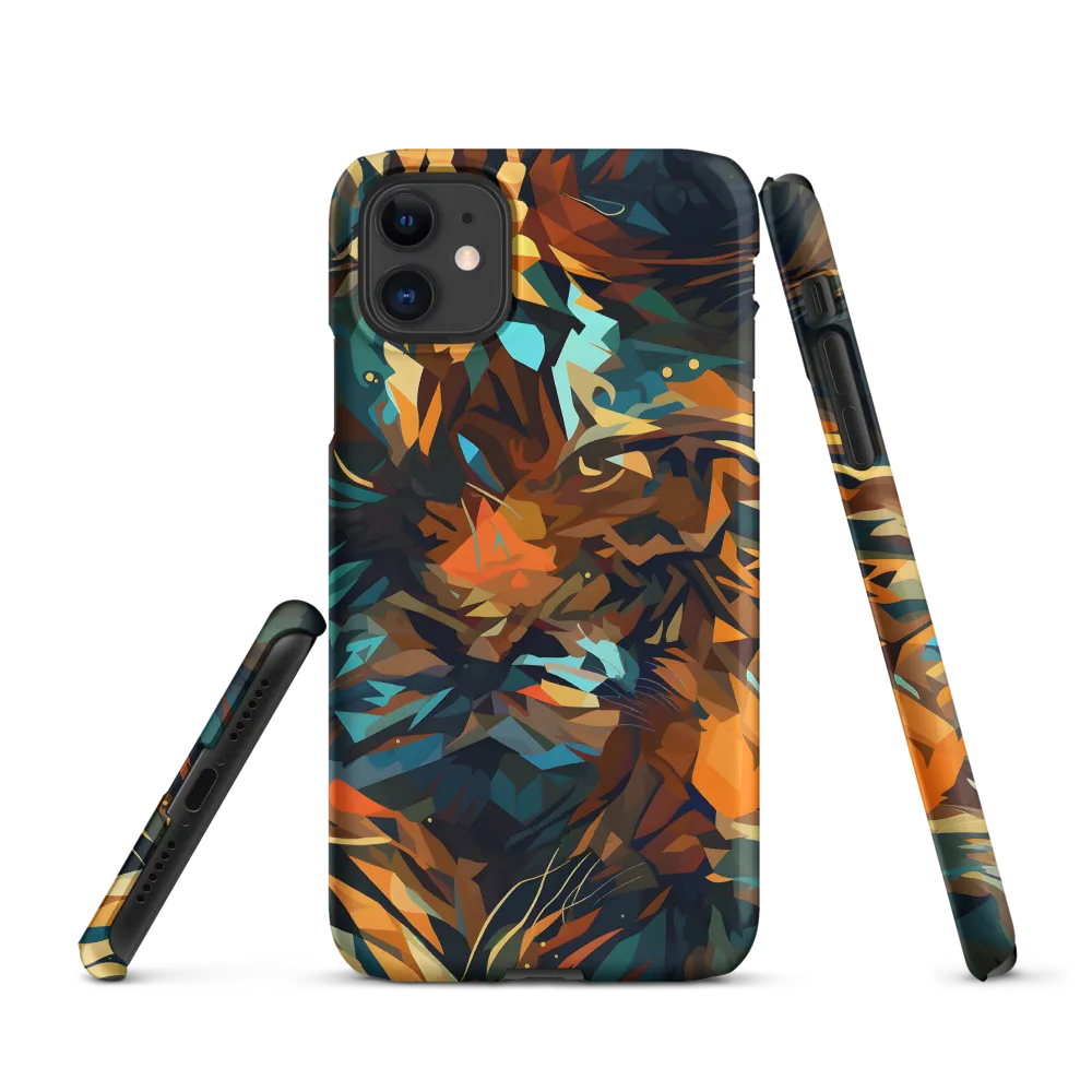 Wild Symphony: Abstract Tigers | Phone Case |  11 | Snap Case | Matte