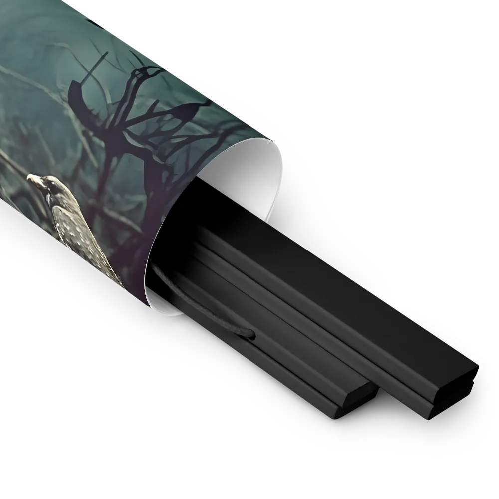 Whispers of the Avian Realm | Poster With Black Wood Hanger | 16″×16″