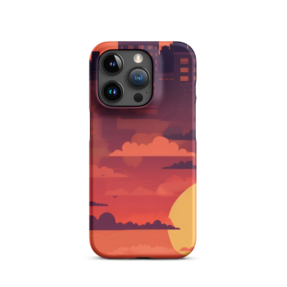 Urban Dusk: A Symphony of Cityscapes | Phone Case |  15 Pro | Snap Case | Matte
