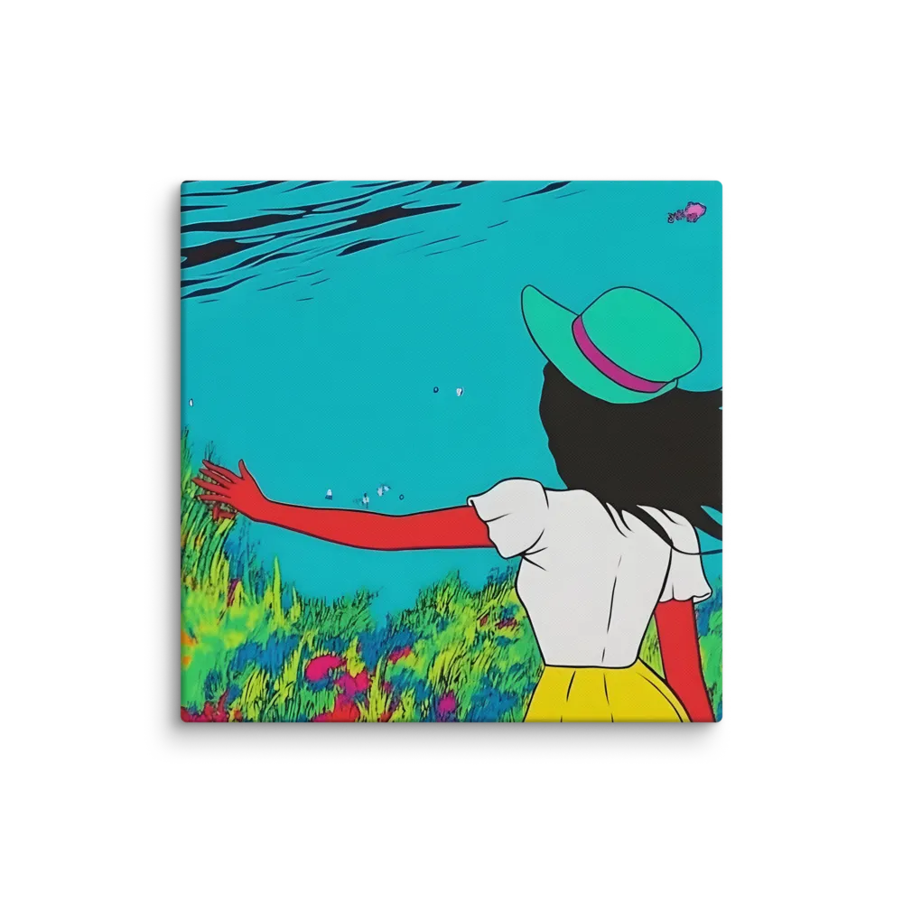 Whimsical Encounter | Canvas | 20″×20″