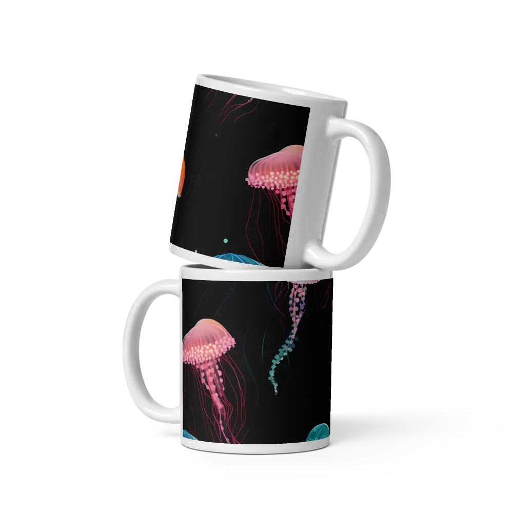 Ethereal Dance of Jellyfish | Mugs | Multiple Sizes & Colors