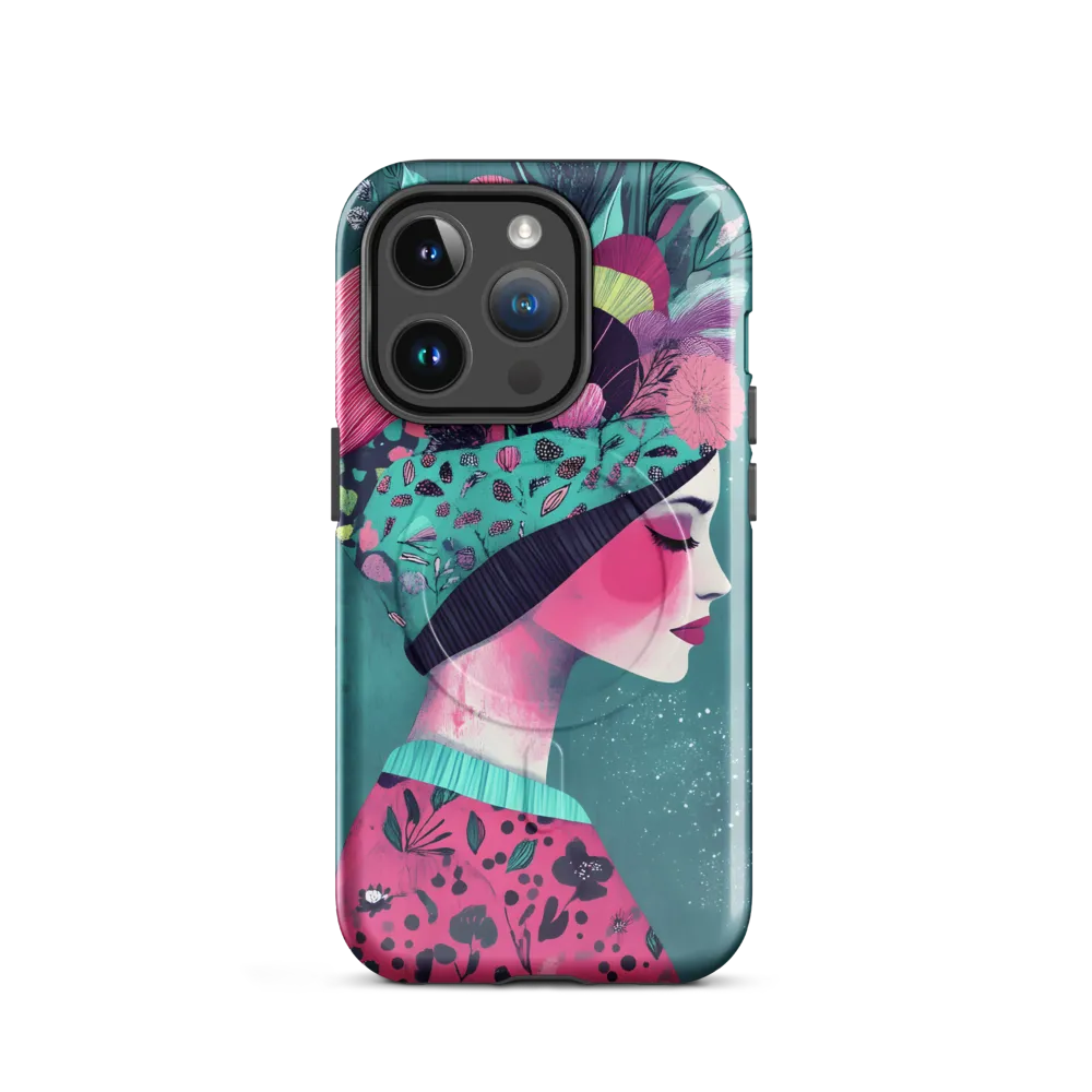 Whimsical Floral Portrait