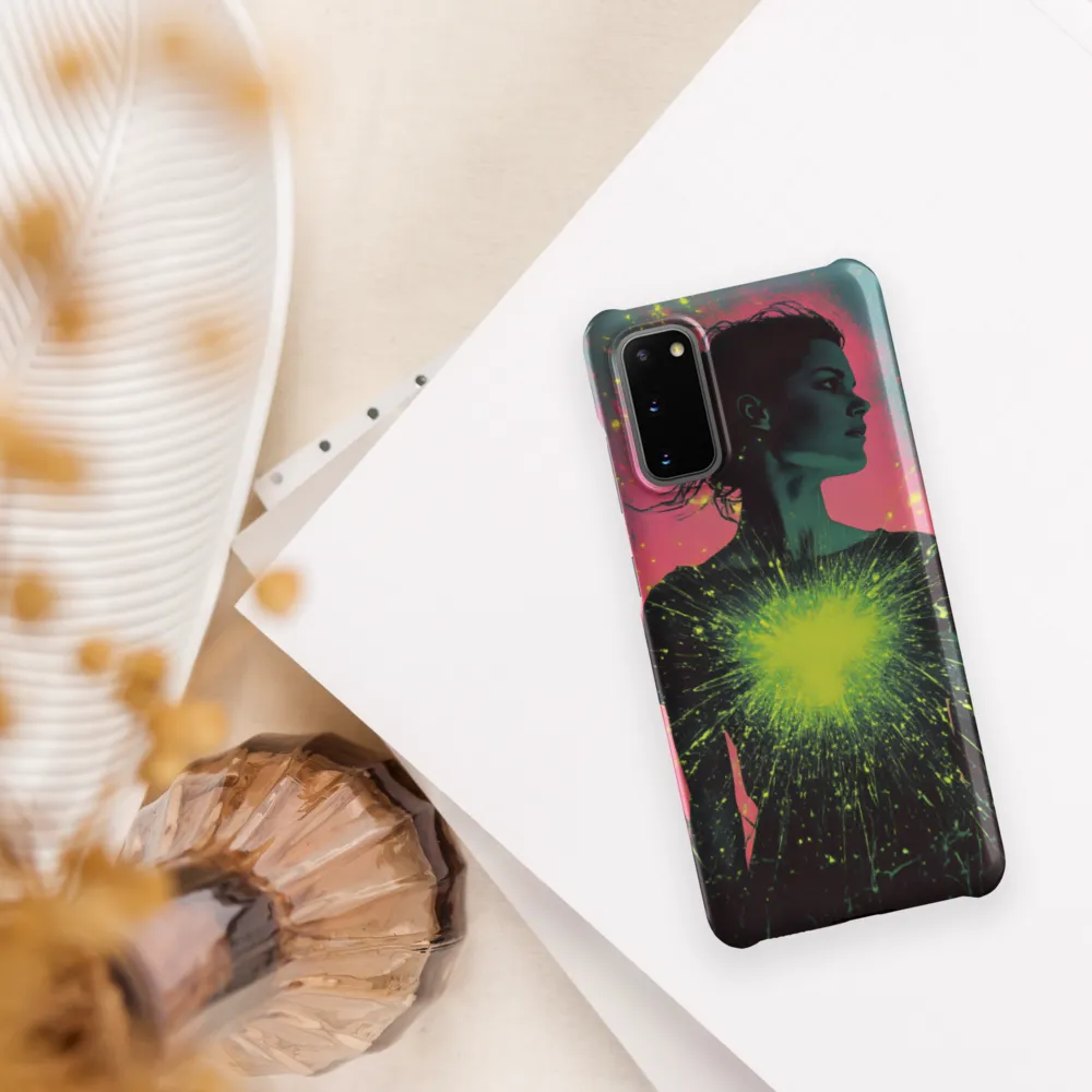 Cosmic Heart: A Surreal Portrait of Strength