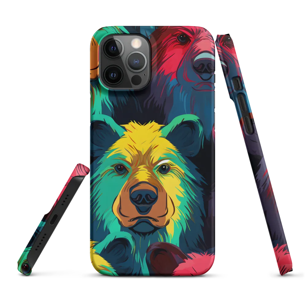 The Colorful Essence of Bears | Phone Case |  12 Pro Max | Snap Case | Matte