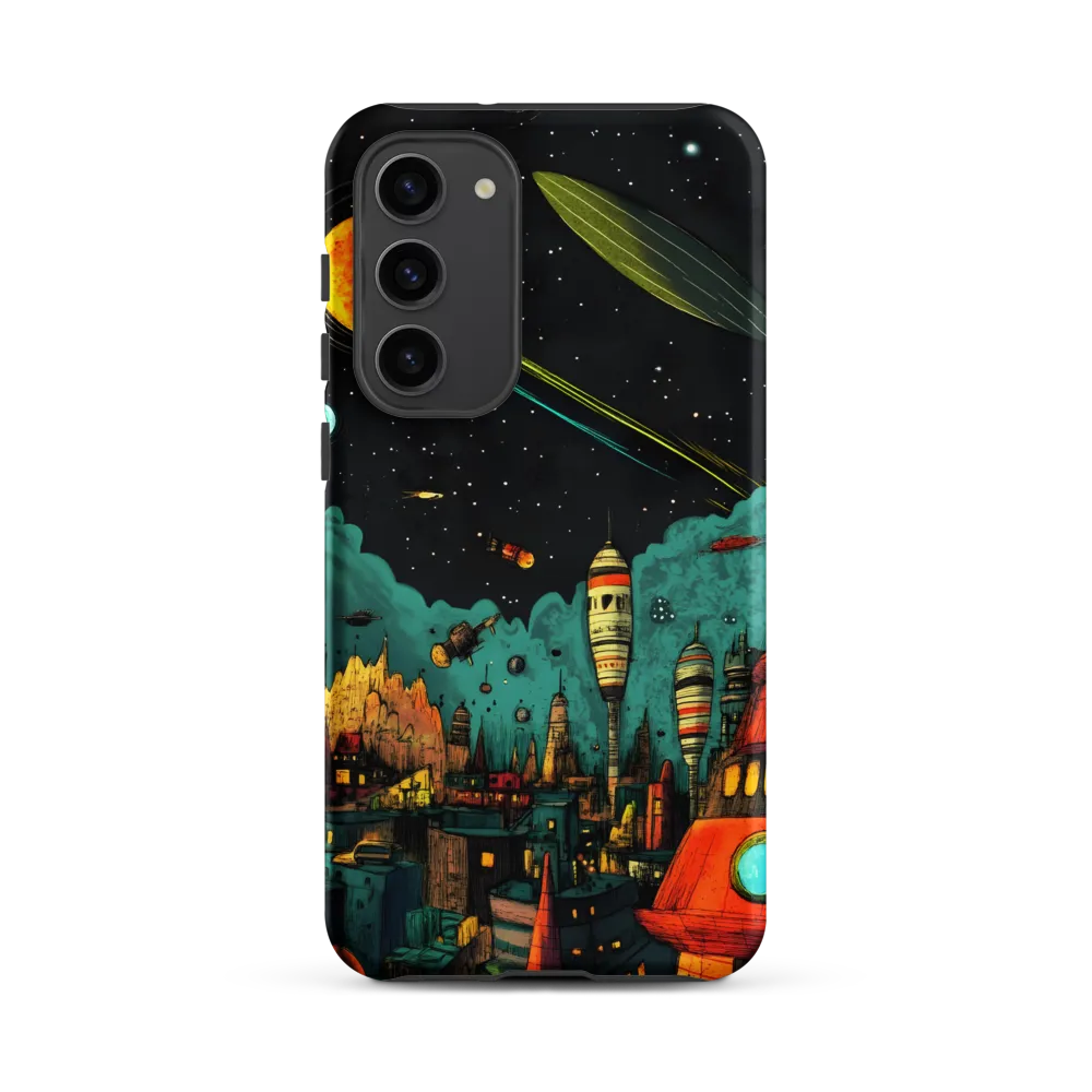 Galactic Cityscape: A Journey Through Imagination