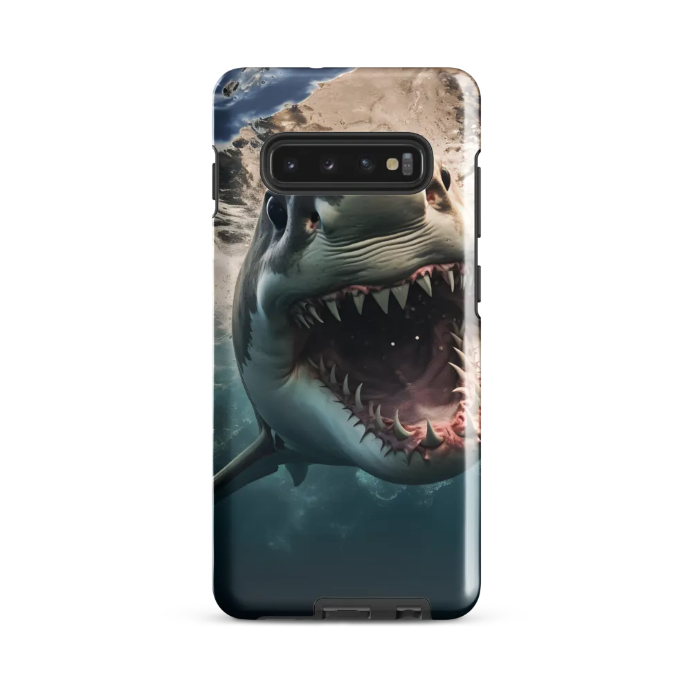 Fierce Majesty of the Ocean | Phone Case |  S10 Plus | Tough Case | Glossy