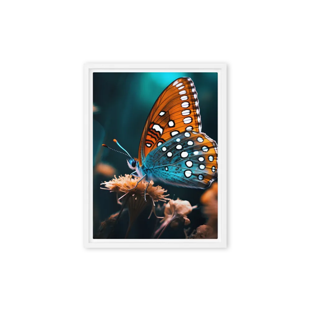 Whispers of Color: The Butterfly's Embrace