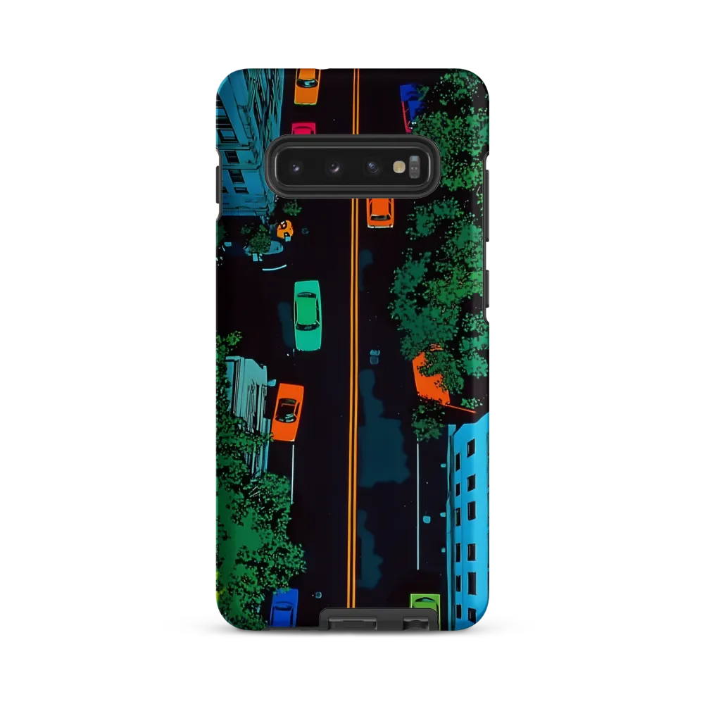 Urban Pulse: A Colorful Intersection