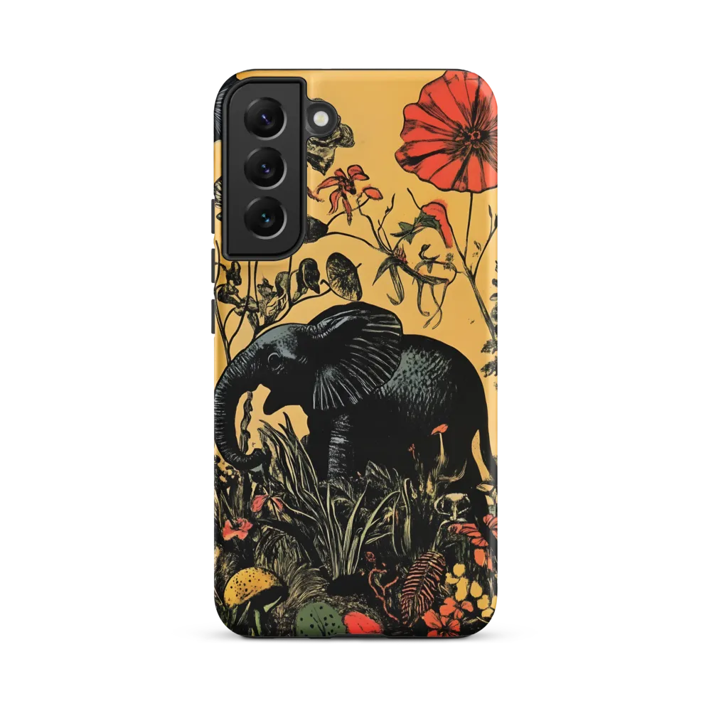 Floral Majesty: The Elephant's Sanctuary