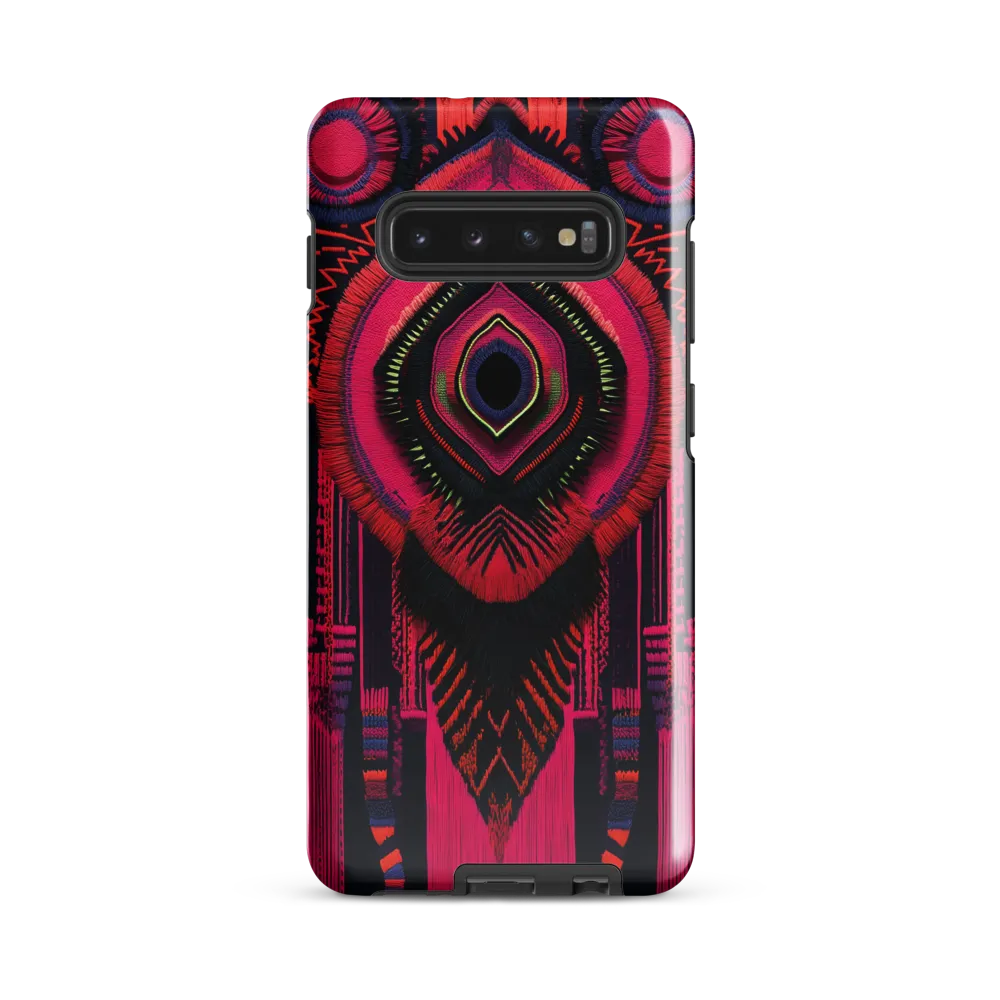 Mystic Mandala in Thread | Phone Case |  S10 Plus | Tough Case | Glossy