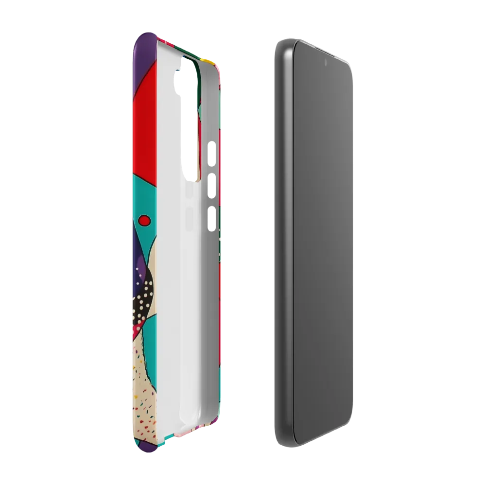 Playful Geometry in Color | Phone Case |  S22 Plus | Snap Case | Matte