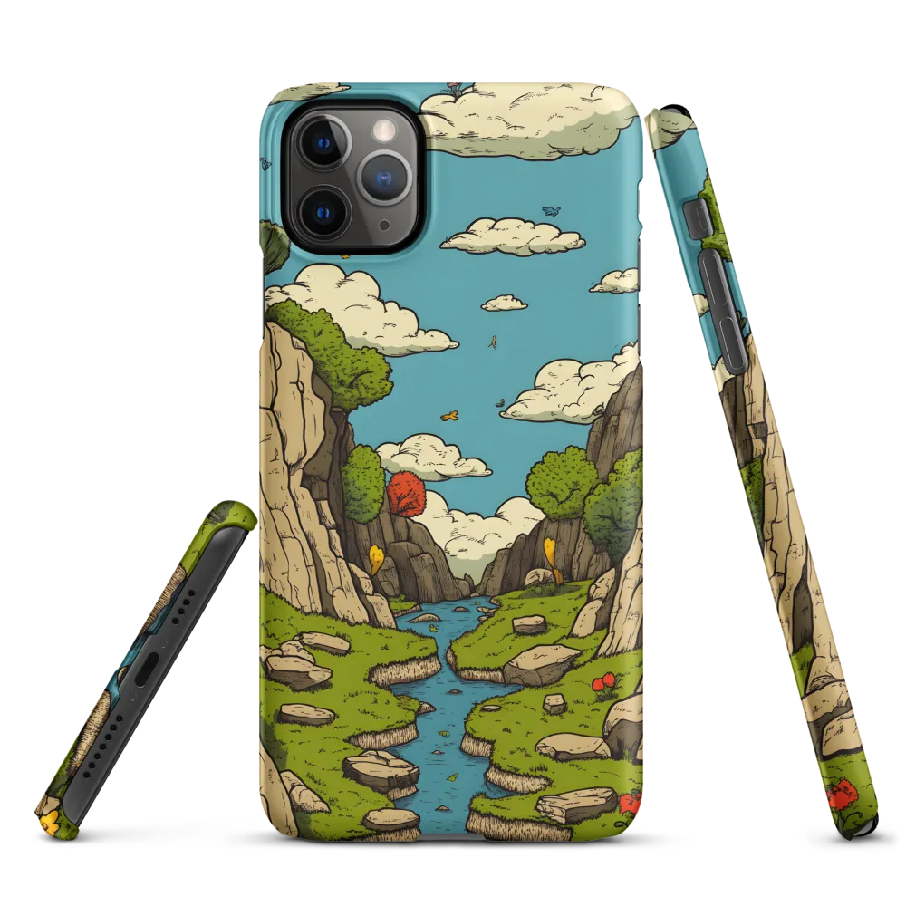 Whimsical Serenity: A Canyon Landscape