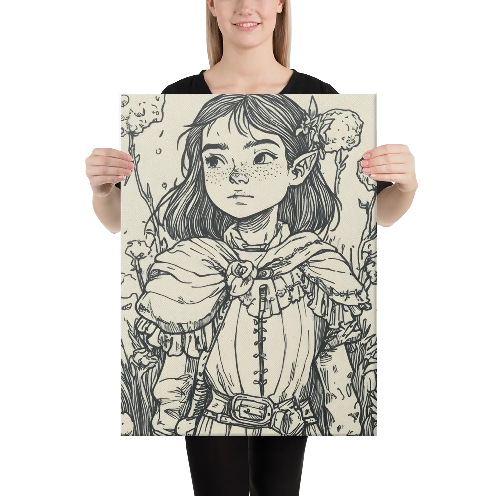 A Young Guardian of Nature | Canvas | 18″×24″