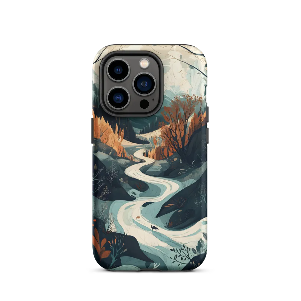 Winding Serenity: A Digital Landscape