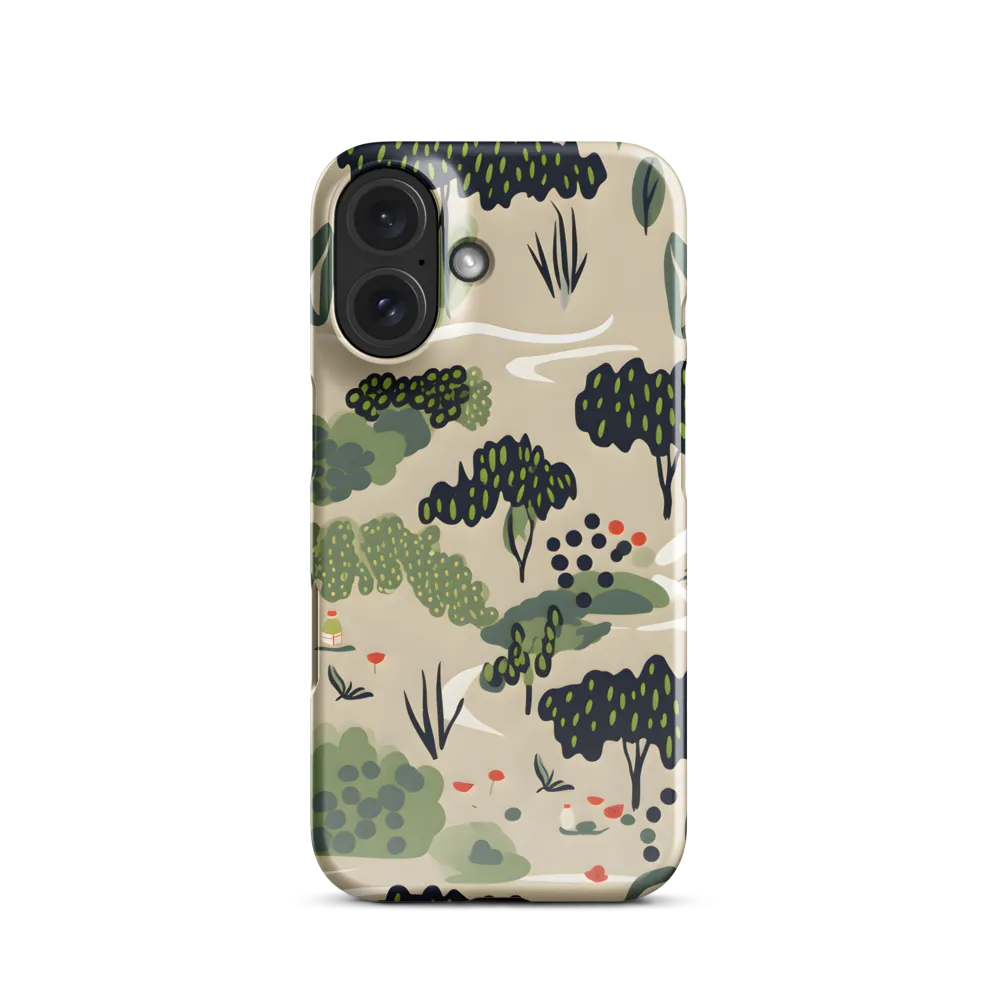 Harmony in Nature: A Whimsical Tapestry | Phone Case