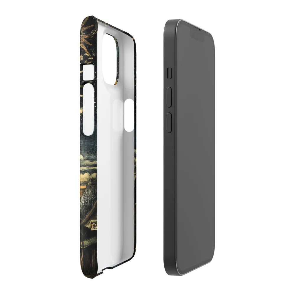 Cosmic Curiosity: A Journey Beyond Earth | Phone Case |  14 | Snap Case | Matte