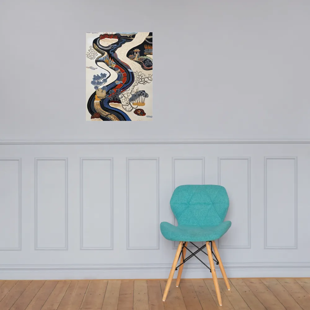 Flow of Tranquility | Poster | 18″×24″