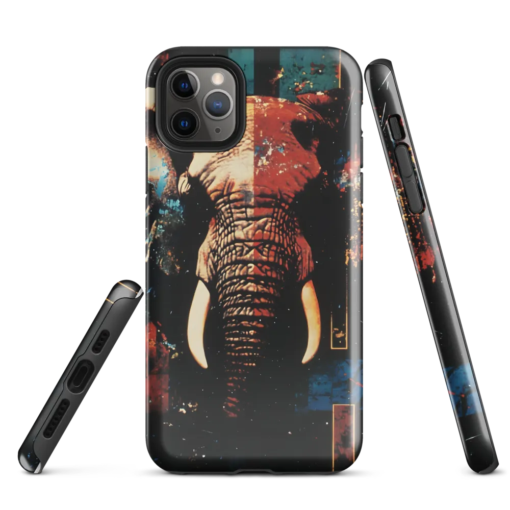 Majestic Mosaic: The Elephant | Phone Case |  11 Pro Max | Tough Case | Glossy