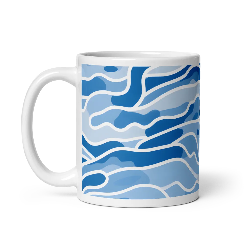 Fluid Harmony | Mug with White inside | 11 oz