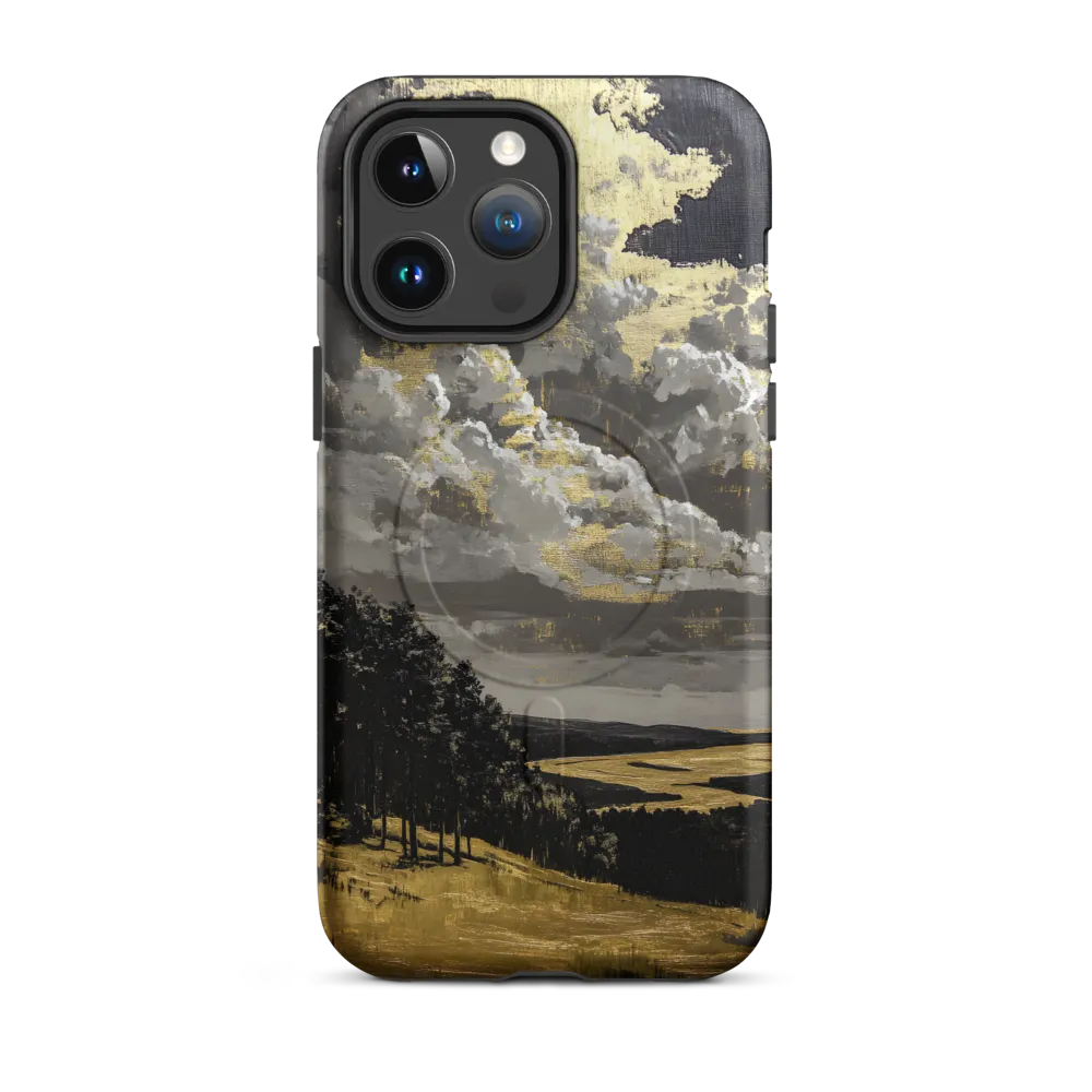 Golden Serenity in a Dramatic Sky | Phone Case |  14 Pro Max | MagSafe® Tough Case | Matte