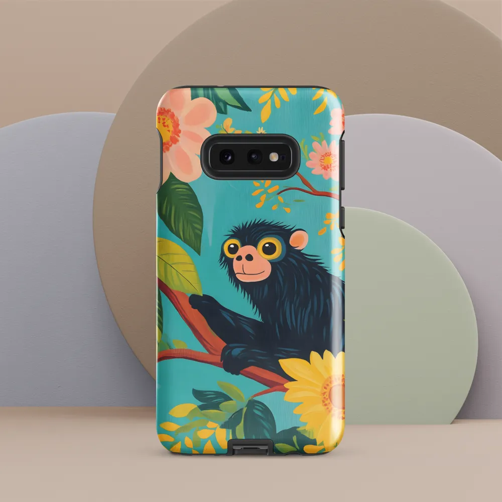Joyful Encounter in a Floral Paradise