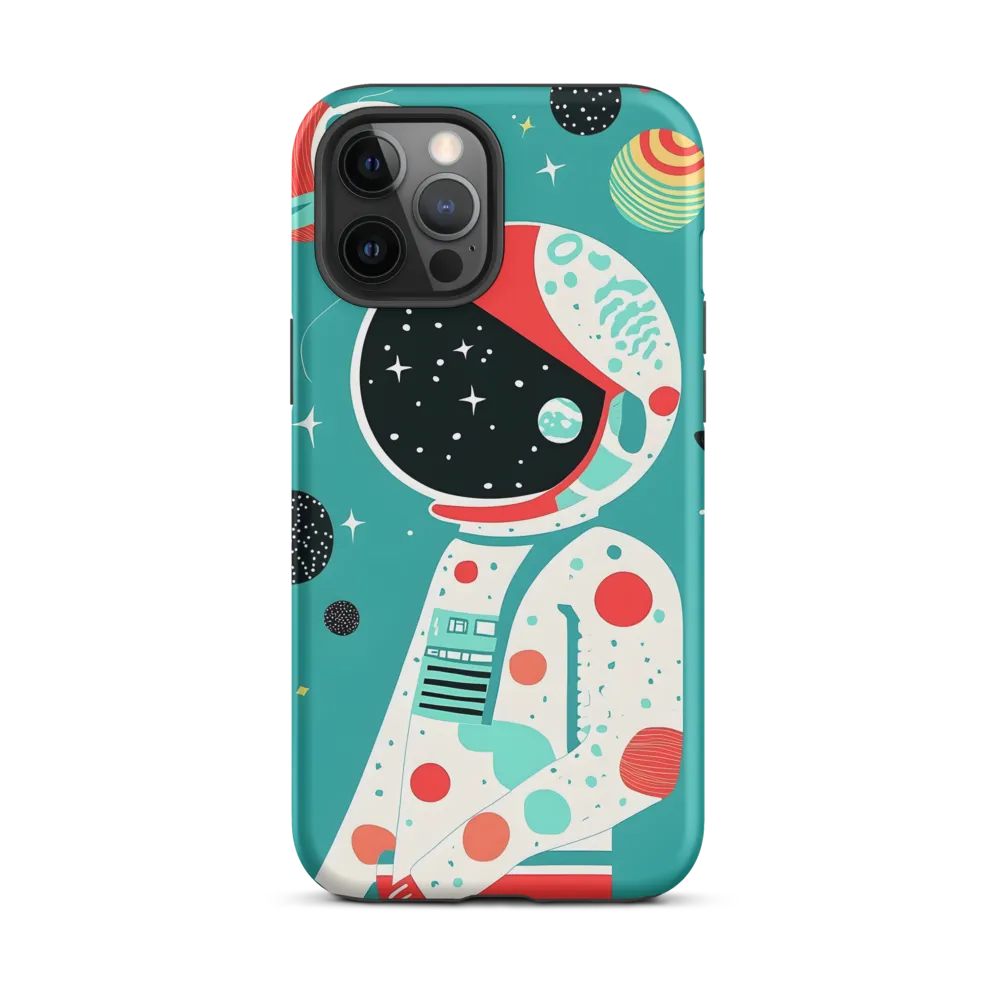 Cosmic Explorer: A Playful Journey Through Space | Phone Case |  12 Pro Max | Tough Case | Matte