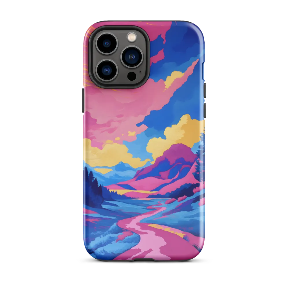 Dreamscape: The Serene River | Phone Case |  13 Pro Max | Tough Case | Glossy