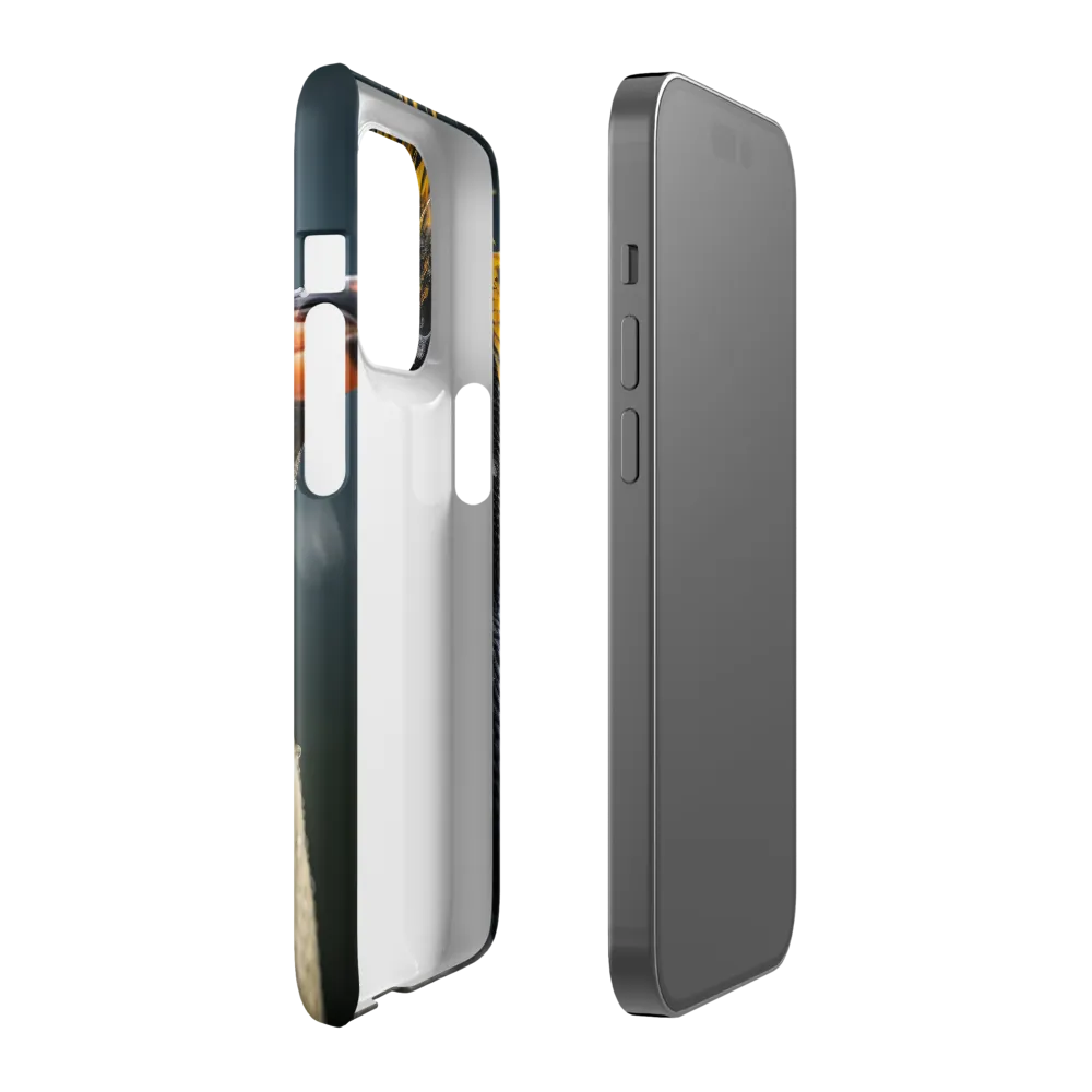 Silent Majesty: A Portrait of the Penguin | Phone Case |  14 Pro | Snap Case | Glossy