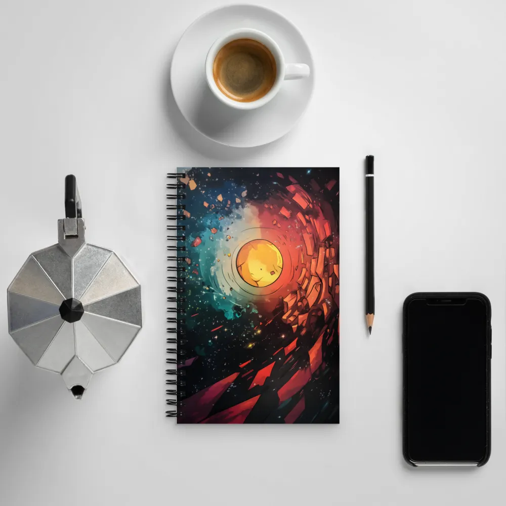 Vortex of the Cosmos | Spiral Notebook