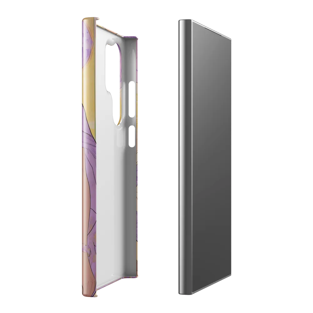 Elegance in Floral Harmony | Phone Case |  S24 Ultra | Snap Case | Glossy