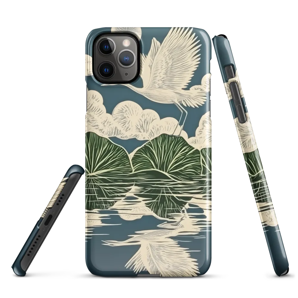 Ethereal Flight Over Water Lilies | Phone Case |  11 Pro Max | Snap Case | Glossy