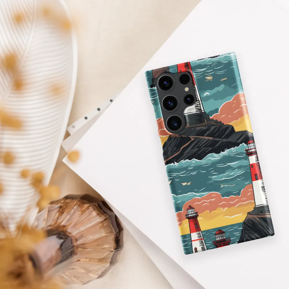 Lighthouses in a Whimsical Ocean