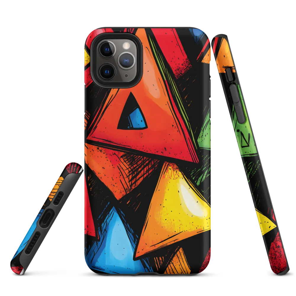 Vibrant Triangles in Abstract Harmony