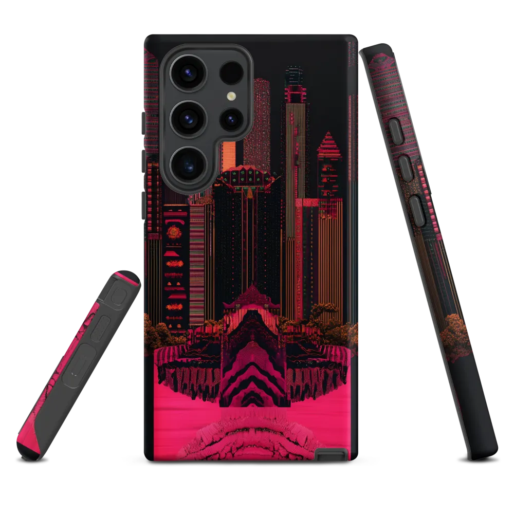 Urban Fusion: A Vibrant Dreamscape | Phone Case |  S23 Ultra | Tough Case | Matte