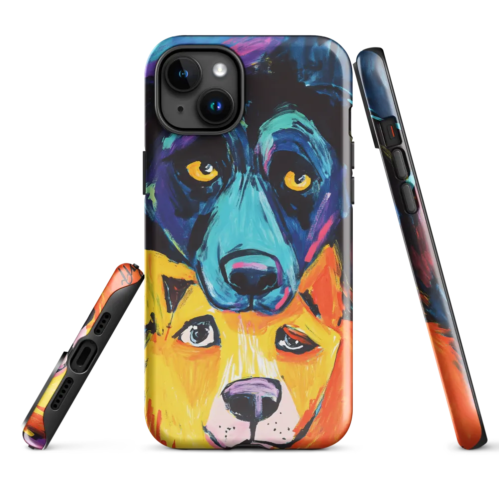 Vibrant Companions: An Expression of Canine Spirit