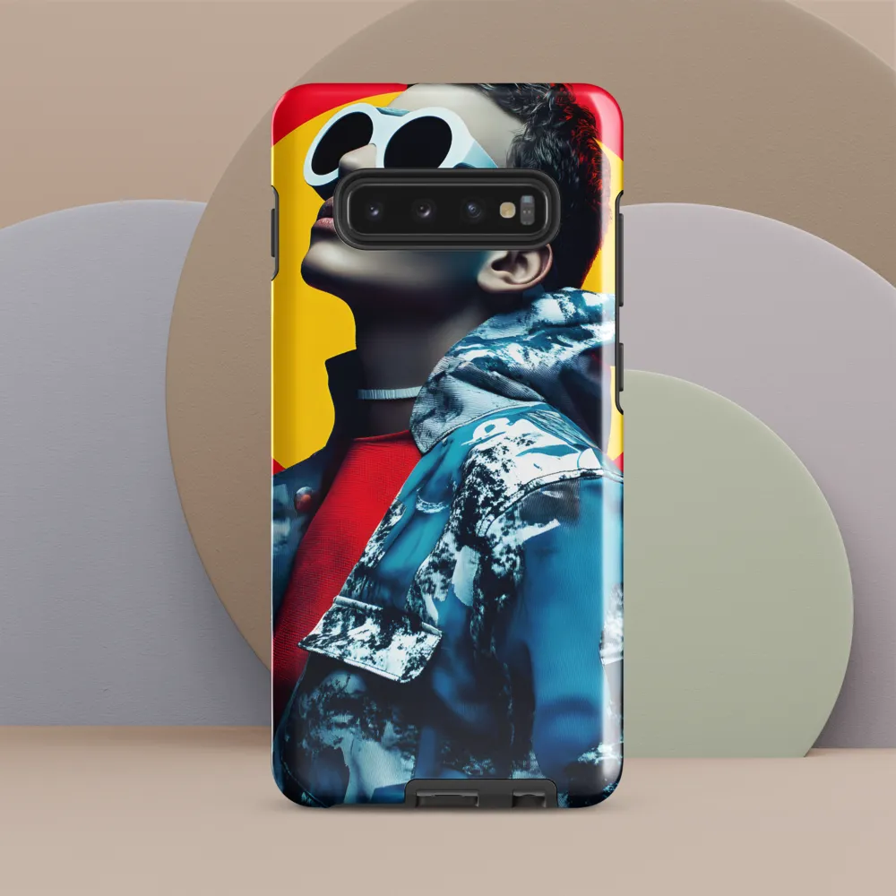 Bold Expressions: A Modern Fashion Portrait | Phone Case |  S10 Plus | Tough Case | Glossy