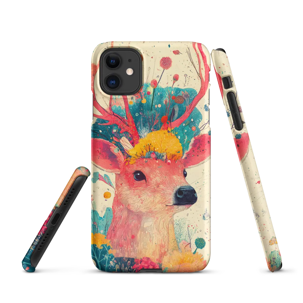 Whimsical Harmony: A Deer in Bloom