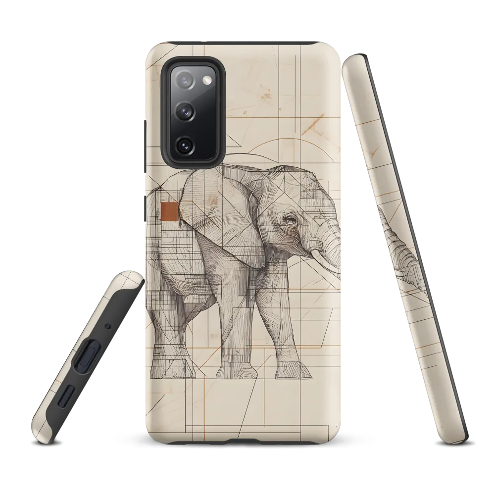 Geometric Elegance: The Steel Elephant