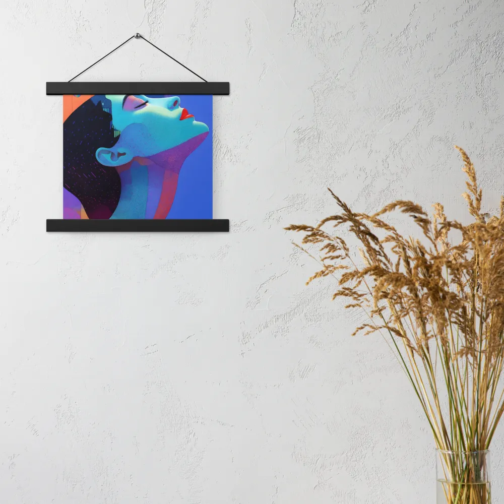 Ethereal Reverie | Poster With Black Wood Hanger | 10″×10″